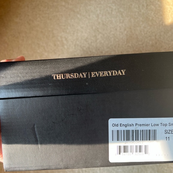 Thursday Boot Company Brown Leather Sneakers Sleek Design - Picture 4 of 4